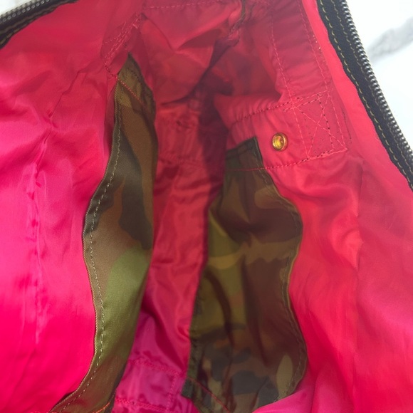 Andi Anthropologie Camouflage and Pink Bag - Picture 6 of 9